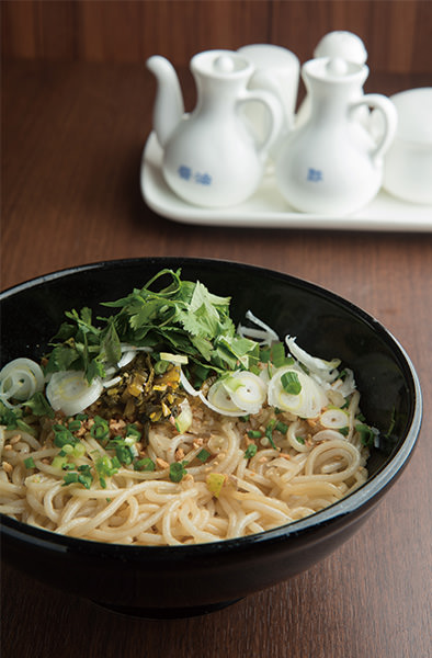 李湘潭 湘菜館の湖南米粉麺の混ぜビーフン