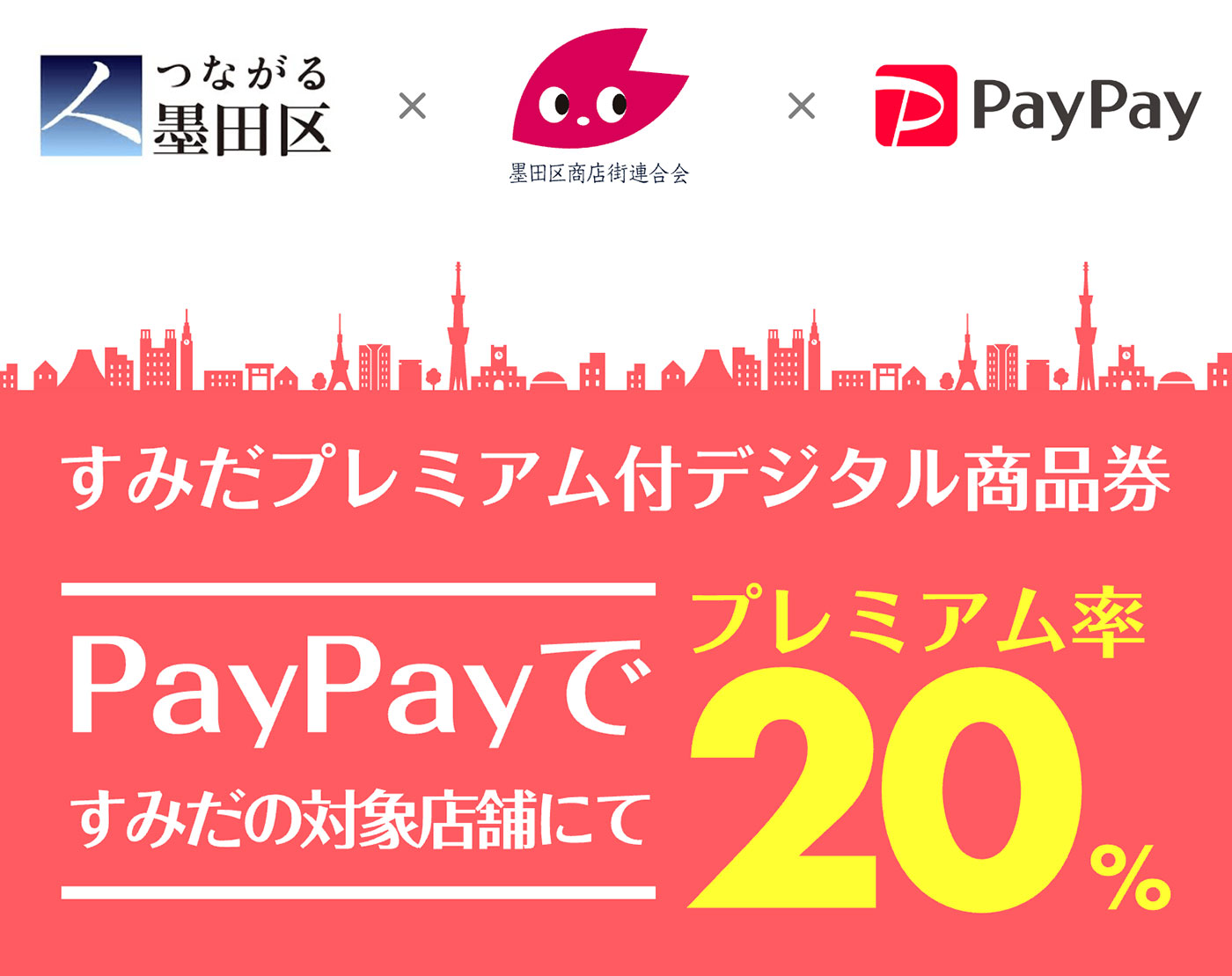 すみだプレミアム付デジタル商品券