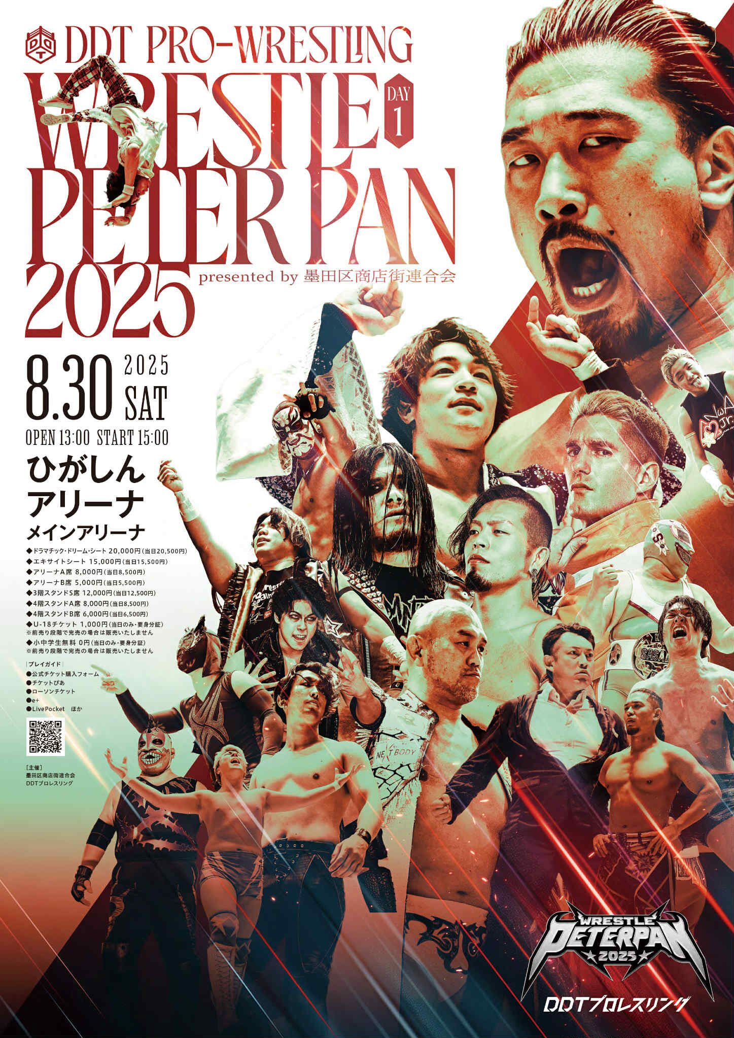 DDTプロレス ひがしんアリーナ大会 presented by 墨田区商店街連合会